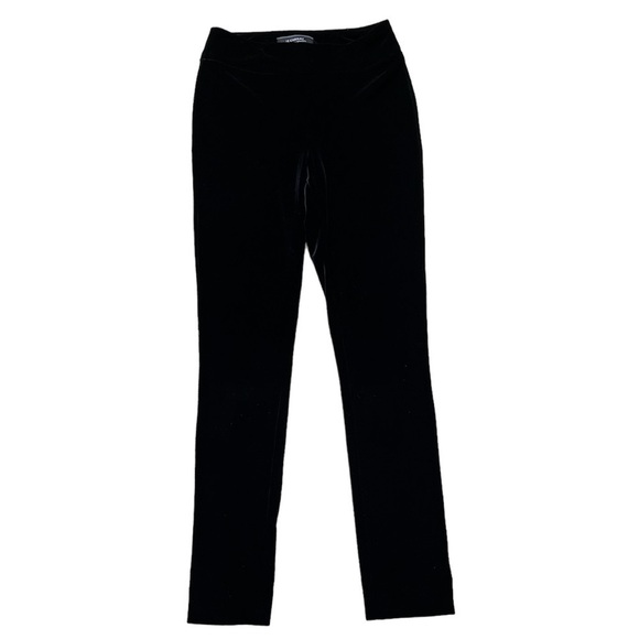 Le Chateau Black Velvety Leggings Size 0 Made in Canada - Picture 1 of 10